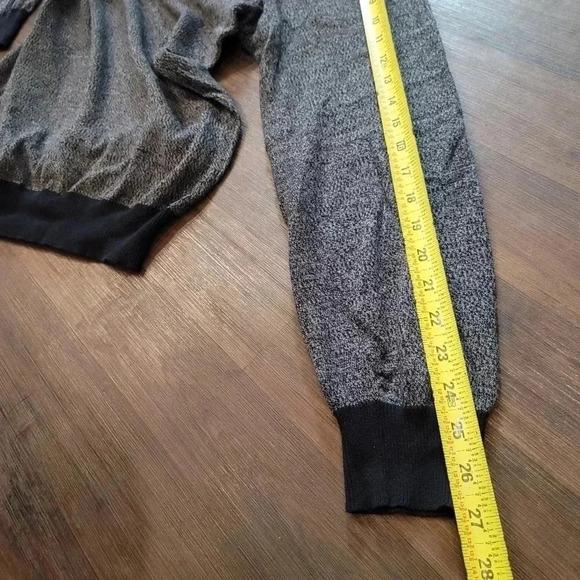 American Rag Mens Knit Crewneck Sweater Gray Black 100% Cotton M Medium - Picture 3 of 7